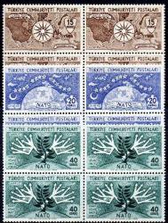 DBL.078 1954 NATO'NUN KURULUŞUNUN 5.YILI 4'LÜ MNH