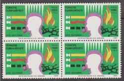 DBL.677 1993 SİVİL SAVUNMA 4'LÜ MNH