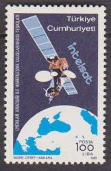 1985 UYDULAR ARACILIĞI İLE HABERLEŞME İNTELSAT MNH
