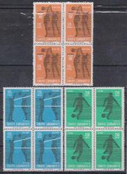 DBL.390 1974 SPOR KONULU SÜREKLİ SERİ 4'LÜ MNH
