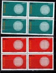 DBL.308 1970 EUROPA CEPT 4'LÜ MNH