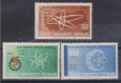 1963 TÜRK NÜKLEER ARAŞTIRMA MERKEZİ'NİN AÇILIŞININ 1.YILI MNH