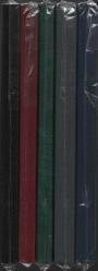 D.3 YEŞİL CİLTLİ 6 YAPRAK 12 BEYAZ SAYFA 6 BANTLI YERLİ PUL DEFTERİ 22.50 X 17.50 CM SIFIR EN UCUZ