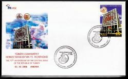 FDC.663 2006 MERKEZ BANKASI'NIN 75.YILDÖNÜMÜ FDC
