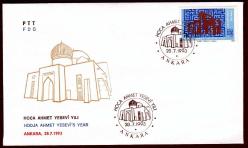 FDC.470 1993 HOCA AHMET YESEVİ YILI FDC