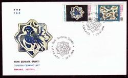 FDC.444 1991 TÜRK SERAMİK SANATI FDC