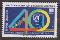1985 BİRLEŞMİŞ MİLLETLERİN 40.YILI MNH