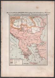 Efemera - 10685 ERKEN CUMHURİYET HARİTA KARLOFÇA 1699 MUAHEHEDESİNDEN SONRA AVRUPADA OSMANLI İMPARATORLUĞU - kitantik - kitaLog