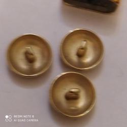 K52--BİTKİSEL DESENLİ METAL DÜĞME-3 ADET- 1,7 CM