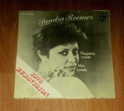 SADECE KAPAKTIR !! PLAK YOKTUR * SANDRA REEMER * THE PARTY'S OVER * MRS LONELY