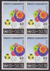 DBL.868 2006 ATOM ENERJİSİ KURUMUNUN 50.YILI 4'LÜ MNH