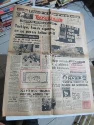 Tercüman Gazetesi 6 Ekim 1970 salı / Türkiye kaçak sigaranın en iyi pazarı haline geldi / Her elde ve her yerde kaçak sigara var