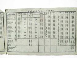 Haydarpaşa Pendik Gebze Banliyö Trenleri - 1966 Kalkış varış saatleri