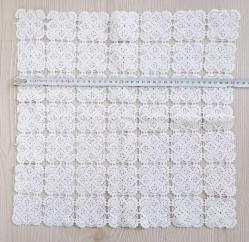 9 Parça El işi Dantel Masa Örtüsü - Zigon Sehpa Örtüsü - Otantik - Çeyizlik