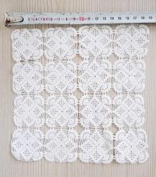 9 Parça El işi Dantel Masa Örtüsü - Zigon Sehpa Örtüsü - Otantik - Çeyizlik