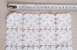 9 Parça El işi Dantel Masa Örtüsü - Zigon Sehpa Örtüsü - Otantik - Çeyizlik