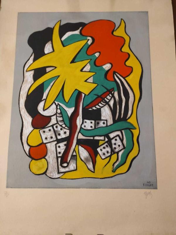Fernand Léger French, 1881–1955 .Composition aux dominos, 1947