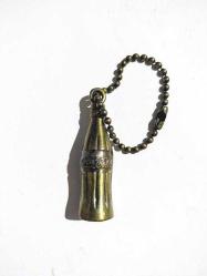 Minyatür metal şişe (Antik görünümlü) - Coca Cola anahtarlık