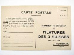 Gratuitement Filatures des 3 suisses - Posta kartı