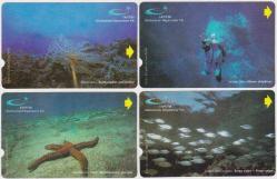 1998 EXPO'98 OKYANUSLAR YILI 4 KART N.29 - 32 TELEFON KARTLARI TAM TAKIM