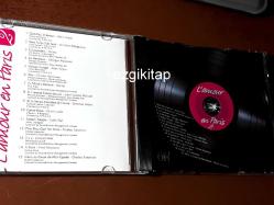 l'amour en paris cd -  volume 2 dalida edith piaf marc aryan moustaki aznavour (pc'de denendi)