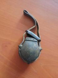 OSMANLI BRONZ ANTİKA BARUTLUK YAĞLIK ÇAPUTLUK