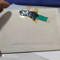 K60--VEYSEL KARANİ TEMALI 1970'LERDEN CAM ÇERÇEVELİ KARTPOSTAL