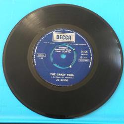 Jo Bisso - Flying To The Land Of Soul / The Crazy Fool / 45'lik