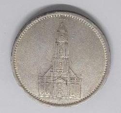 Nümismatik - Almanya Gümüş 5 Mark 6,94 Gr 13,82 gr 1934