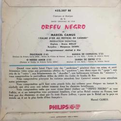 Breno Mello & Marpessa Dawn - Felicidade / O Nosso Amor / Manha De Carnaval / Samba De Orfeu / Orfeu Negro soundtrack / EP