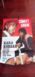 Efemera - Cüneyt Arkın Malkoçoğlu kara korsan orjinal afiş - kitantik - kitaLog