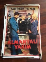 Efemera - Kadir İnanır&Filiz Akın Almanyalı yarim orjinal afiş - kitantik - kitaLog
