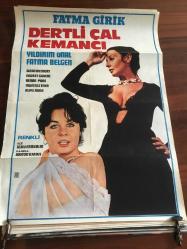 Efemera - Fatma Girik Dertli çal kemancı orjinal afiş - kitantik - kitaLog