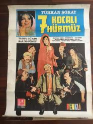 Efemera - Türkan Şoray Yedi kocalı Hürmüz orjinal afiş - kitantik - kitaLog