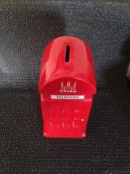 PORSELEN İNGİLİZ TELEFON KULUBESİ KUMBARA. (BÜYÜK BOY)