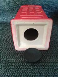 PORSELEN İNGİLİZ TELEFON KULUBESİ KUMBARA. (BÜYÜK BOY)