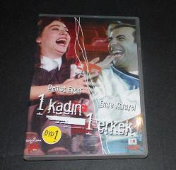 1 KADIN 1 ERKEK * 1-8 BÖLÜMLER * DEMET EVGAR * EMRE KARAYEL * 2 DVD