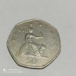 P26--İNGİLTERE MADENİ PARA 1997 FIFTY PENCE
