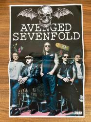Avenged Sevenfold / Halestorm - Killswitch Engage / lamine kaplı A3 ebadında poster