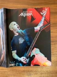 Jonathan Davis (Korn) & Sebastian Bach / Scott Ian Anthrax / lamine kaplı A3 ebadında poster
