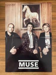 Muse & Miley Cyrus / lamine kaplı A3 ebadında poster