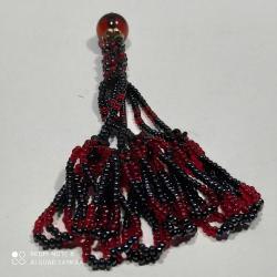 K73-----CEZAEVİ İŞİ BONCUK ÖRME TESBİH PÜSKÜLÜ