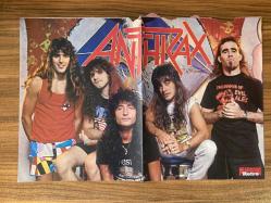 Anthrax & 30 Seconds To Mars / lamine kaplı A3 ebadında poster