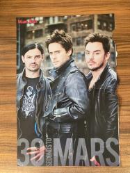 Anthrax & 30 Seconds To Mars / lamine kaplı A3 ebadında poster