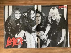Slayer & Selena Gomez / lamine kaplı A3 ebadında poster