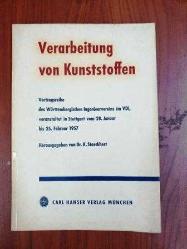 Verarbeitung von Kunststoffen - (PLASTİKLERİN İŞLENMESİ)
