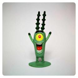 Antika - Sheldon James Plankton - Sünger Bob / Oyuncak Figür - kitantik - kitaLog