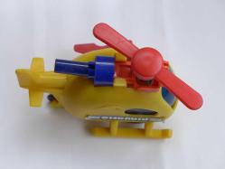 Vintage Sovyet Rus Oyuncak Kurmalı Helikopter - Sovyet Rusya Antika Koleksiyon Oyuncak