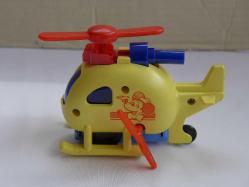 Vintage Sovyet Rus Oyuncak Mickey Mouse Kurmalı Helikopter - Sovyet Rusya Antika Koleksiyon Oyuncak