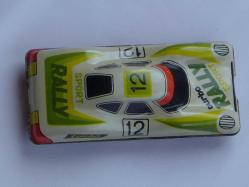 Antika Teneke Oyuncak Yarış Arabası